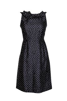 Current Boutique-Kate Spade - Black & White Polka Dot Dress Sz 00 Sleeveless Polka Dot Midi Dress For Evening, Polka Dot Midi Dress For Summer Formal, Formal Polka Dot Midi Dress For Summer, Spring Silk Polka Dot Dress, Silk Polka Dot Spring Dress, Silk Polka Dot Dress For Spring, Sleeveless Polka Dot Formal Dress, Elegant Polka Dot Silk Dress, Elegant Polka Dot Dress For Work