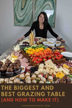 the biggest and best grazing table and how to make it