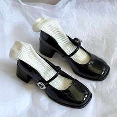 Color: Black,Silver Material: Faux Leather EUR Size: 35 36 37 38 39 Heel height: 5CM Payment method: We accept Paypal payment. When you buy the goods please as soon as payment success, so we can as soon as shipping item. Payment please be sure your shipping address is correct. Shipping Policy: After payment confirmation, Item will be shipped within 5 working days,10 working days at the latestThe weekend and Holidays and Festivals are not work. Return Policy: Accept return without any reasonAbout us: If you have anything problem please contact us, we will to help you. The best service to customers is our biggest aim Coquette Mary Janes, High Heel Synthetic Mary Janes, Casual Patent Leather Ankle Strap Heels, Casual Ankle Strap Patent Leather Heels, Retro Ankle-high Heels, Casual Patent Leather Heels With Square Toe, Casual Square Toe Heels In Patent Leather, Black Mary Jane Shoes, Uniform School