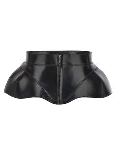 Leather corset belt. Composition: 100% calf leather (Bos Taurus) | Alexander Mc Queen Women's Corset Belt in Black | SS24 Alexander Mcqueen Corset, Black Leather Corset, Leather Corset Belt, Mc Queen, Corset Belt, Leather Corset, Crossbody Tote Bag, Saint Laurent Shoes, Crossbody Tote