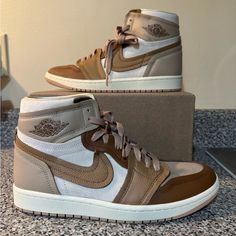 Nike Air Jordan 1 Mm High Legend Brown Shoes Fb9891-200 Women’s Size 10.5 Men 9 Womens Jordans, Brown Shoes, Nike Air Jordan 1, Brown Shoe, Air Jordan 1, Jordan Shoes, Nike Air Jordan, Cream White, Jordan 1