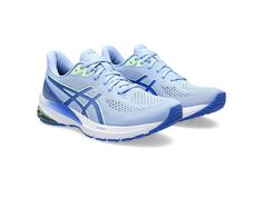 Long Distance Running, Asics Women, Light Sapphire, Toe Designs, Shoes Sneakers, Sapphire, Lace Up, Running, Yellow