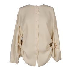 DIOR - (Made in Italy) Off-white silk blouse. 36FR size indicated. Additional information: Condition: Good condition Dimensions: Chest: 34 cm - Waist: 32 cm - Length: 55 cm Seller Reference: FH226 White Silk Blouse, White Silk, Silk Blouse, Credenza, Christian Dior, Shirt Blouses, Dior, In Italy, Off White