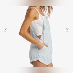 Billabong Romper. Size: Medium. Never Worn. Original Tags Attached. One Pocket On The Front With Two On The Back. Swimwear Store, Modest Summer Outfits, Romper Outfit, Cotton Viscose, Long Sleeve Romper, Scarf Hairstyles, Overall Shorts, Billabong, The Wild