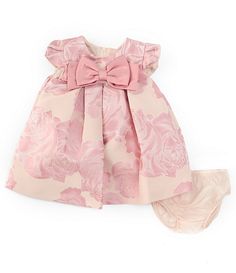 Bonnie Jean Baby Girls Newborn-24 Months Petal Sleeve Floral Jacquard Trapeze Dress | Dillard's Girl Easter Dress, Girls Easter Dresses, Ballerina Dress, Bonnie Jean, Petal Sleeve, Ballet Dress, Children Clothing, Trapeze Dress, Floral Jacquard