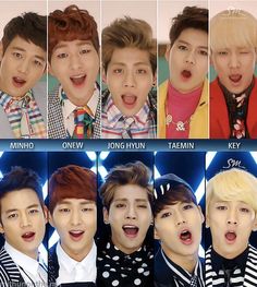 the members of btop are making funny faces