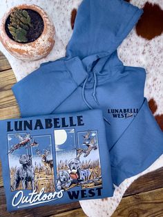 Lunabelle West Outdoors Hoodie Western Hoodies, Casual Country Outfits, Western Clothes, Western Gifts, Southern Outfits, Country Style Outfits, Western Wear Outfits, Western Style Outfits, Gildan Hoodie