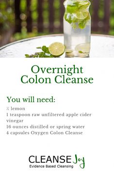 The Overnight Colon Cleanse Recipe : Natural, safe, fast, instant homemade colon detox benefits while you sleep, using lemon, apple cider vinegar & oxygen. Overnight Colon Cleanse, Lung Detox, Unfiltered Apple Cider Vinegar, Menstrual Health, Health Planner, Healthy Routine