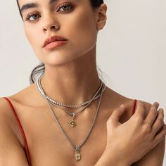 A classic, versatile charm that you can wear alone for a statement look, or paired up with more charms for a bolder style. Create a stunning piece with our Medium Chains, or wear it with any of our Bold Chains for an edgy look. 18k Gold Plated Stainless Steel Pave Clip On Tarnish Resistant. Hypoallergenic and Non-reactive. Water Resistant. No chain included. Trendy Silver Charm Necklaces With Removable Charms, Trendy Silver Necklaces With Removable Charms, Trendy Pendant Jewelry With Removable Charms, Trendy Metal Charm Necklaces For Everyday, Metal Charm Necklace With Removable Charms For Everyday, Silver Charm Necklace With Removable Charms For Everyday, Everyday Metal Charm Necklace With Removable Charms, Everyday Silver Charm Necklace With Removable Charms, Gold Jewelry With Removable Charms For Everyday