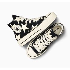 Converse With Stars, Converse Pattern, Stars Converse, Cute Converse Shoes, Painted Canvas Shoes, Star Converse, Dr Shoes