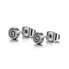 PRICES MAY VARY. 【ROUND SPIRAL DESIGN】Circle titanium earrings is simple and classic, lightweight and comfortable to wear. You will get a fashion look every day in the most economical way. Both men and women will absolutely love these cool stud earrings 【TITANIUM MATERIAL】Titanium is a skin-friendly jewelry material. More and more famous jewelry designers are using this material, and as a daily wear has become many people's choice. Let everyone wear comfortable, especially for sensitive skin or Masc Earrings, Famous Jewelry Designers, First Piercing, Famous Jewelry, Earrings Men, Moon Stud Earrings, Earrings For Sensitive Ears, Enamel Stud Earrings, Sleeper Earrings