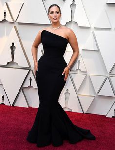 Ashley Graham Style, Vestidos Oscar, Academy Awards Red Carpet, Oscar Fashion, Oscar Dresses, Shirred Dress, Ashley Graham, Aso Ebi, Moda Plus