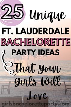 the words 25 unique bachelor bachelor party ideas that you will love in black and white