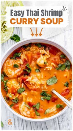 Thai Shrimp Curry Soup is simple to make and bursting with vibrant flavors! Why settle for takeout when you can easily prepare this delicious, aromatic soup at home? Packed with shrimp, spices, and rich curry broth, it’s a satisfying and healthy dish that’s perfect for any night of the week.