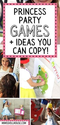 princess party games and ideas you can copy