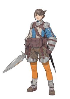 ArtStation - Adventurer, Sonech . Larp Ideas, Fantasy Concept, Female Knight, Adventure Outfit, Knight Art, Character Reference