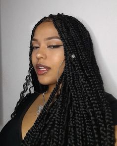 Boho Braided Hairstyles, Romantic Waves, Braid Inspiration, Big Box Braids Hairstyles, Hairstyles 2024, American Hairstyles, Box Braids Hairstyles For Black Women, Pelo Afro, Braids Hairstyles Pictures