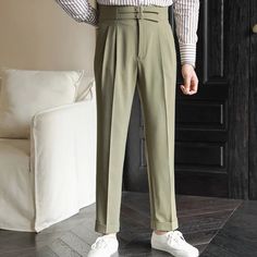 The Item is Asian size, different with yours, Pls double check the pant waist. 1. Pls allow 1-3cm tolerance due to manual measure. 2. Color may slightly vary from the image due to different computer screen and light affect. 3.If you are not sure about the size, Pls let us know your weight,height, Bust,Waist info etc We can help to choose correct size. window.adminAccountId=2669448999; Pant For Man, Trouser Men, Button Trousers, Men Business Casual, Mens Business Casual, Flat Pant, Man Office, Casual Pant, Y2k Tops