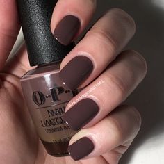 You Don’t Know Jacques Opi, Opi You Dont Know Jacques, Opi Brown Nail Polish, Opi Winter Colors, Gel Fall Nails, Nail Colors Opi, Shellac Nail Colors