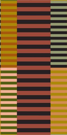 an orange, black and brown striped pattern with vertical horizontal stripes on the bottom right side