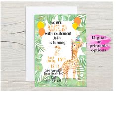 Zoo birthday invite Zoo Theme Birthday, Animal Theme Birthday, The Wild One, Safari Theme Birthday, Zoo Party, Kids Zoo, Safari Jungle, Zoo Animal