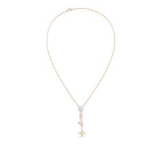 LOUIS VUITTON® - Idylle Blossom Y Pendant, 3 Golds And Diamonds - Gold Louis Vuitton Jewelry Necklaces, Louis Vuitton Necklace, Louis Vuitton Official Website, Louis Vuitton Jewelry, Kawaii Jewelry, Dope Jewelry, Jewelry Lookbook, Diamonds And Gold, Fine Jewelry Collection