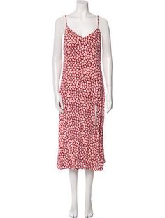 Reformation Slip DressRedFloral PrintSleeveless with V-NeckDesigner Fit: Dresses by Reformation typically fit true to size. Casual Sleeveless Floral Slip Dress, Printed V-neck Midi Dress For Daywear, V-neck Printed Midi Dress For Daywear, Sleeveless Printed Midi Dress For Date Night, Sleeveless Rayon Midi Dress With Print, Sleeveless Printed Red Midi Dress, Red Sleeveless Printed Midi Dress, Red Floral Print V-neck Sleeveless Dress, Sleeveless Red Printed Midi Dress