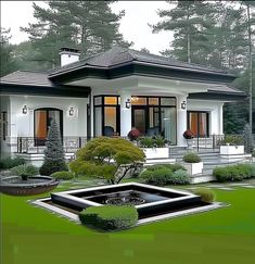 Simple Home Design, Single Story House Floor Plans, Double Storey House Plans, Two Story House Design, Small House Design Exterior, Bungalow Style House Plans, Affordable House Plans, Classic House Exterior, Simple House Design