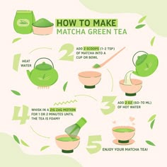 how to make matcha green tea with instructions on how to mix it and what to use