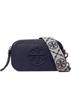 Tory Burch Mini Miller Leather Crossbody Bag | Nordstrom Functional Leather Bag With Logo, Leather Travel Shoulder Bag With Logo Strap, Leather Crossbody Bag With Logo Strap, Modern Shoulder Bag With Logo For Travel, Modern Travel Shoulder Bag With Logo Strap, Tan Crossbody Shoulder Bag With Logo, Leather Crossbody Bag With Logo, Leather Crossbody Camera Bag With Logo Strap, Leather Logo Crossbody Bag