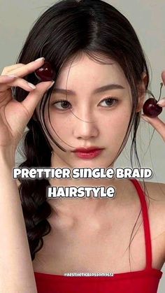 School Party Hairstyles, Hairstyle For Single Braids, Easy And Fast Hairstyles For Long Hair, Thursday Hairstyles For School, Korean Hairstyles For Round Face, Hairstyles For Indian School, Hairstyles Simple For School, Indian School Hairstyles, Hairstyles For University Students