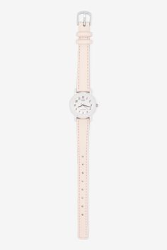 WCHA4B1 - Casio Women's Analog Leather Watch – Los Angeles Apparel Trendy Watches With Leather Strap And Round Dial, Trendy Watches With Leather Strap, White Watch Accessories With Leather Strap And Round Dial, White Leather Strap Watch Accessories With Round Dial, Everyday Pink Quartz Watch, White Leather Strap Watch For Everyday Use, White Watch With Leather Strap For Everyday, Trendy Everyday White Watch, Trendy White Everyday Watch