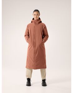 Long parka combining down’s warmth with GORE-TEX’s weather protection. Down Parka Women, Long Parka, Womens Parka, Down Parka, Gore Tex, Hazelnut, Parka, Womens Tops, Collage