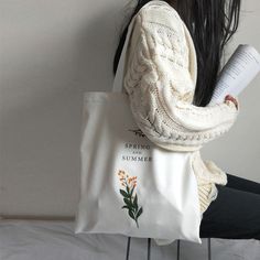 Casual Purse, Printed Canvas Tote Bag, Eco Bag, Canvas Handbags, Canvas Shoulder Bag, Aesthetic Photo, Cotton Bag, Large Tote