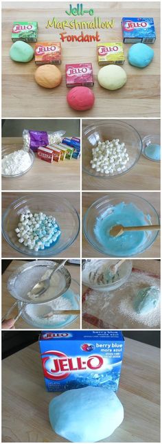 the process for making marshmallows is shown here