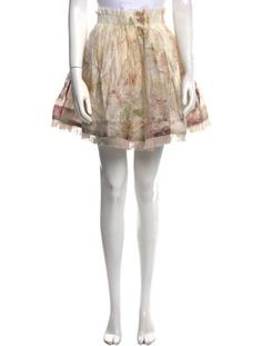 Zimmermann SkirtNeutralsFloral PrintFringe & Raw-Edge AccentsZip ClosureDesigner size 1.Fit:Skirts by Other Designer typically fit true to size. Print Mini Skirt, Zimmermann Dress, Fitted Skirt, Outerwear Sweater, Shirt Accessories, Shoulder Sweater, Hoodie Dress, Raw Edge, Casual Jeans