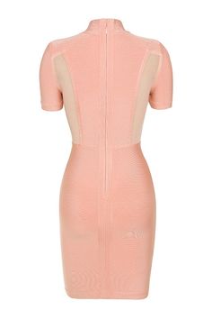 Shine on girl! Our monalisa pink mesh panel bandage dress perfectly fits and contours the body giving you perfect curves. Mock neckline Short sleeves Stretchy Hidden zipper Fiber: 90% Rayon+ 9% Polyester +1% Spandex Pink Sheer Stretch Dress, Pink Stretch Sheer Dress, Pink Mini-length Bodycon Bandage Dress, Pink Mini Bodycon Bandage Dress, Pink Mini Length Bodycon Bandage Dress, Pink Bodycon Mini Bandage Dress, Elegant Fitted Pink Mesh Dress, Sheer Fitted Bandage Dress, Pink Stretch Bandage Dress For Night Out