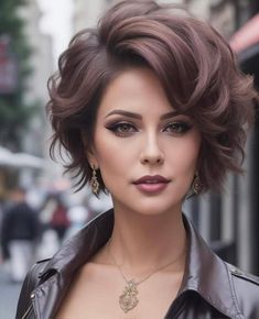 80 Best Modern Hairstyles And Haircuts For Women Over 50, Funny Image, Short Wavy Hair, Penteado Cabelo Curto, Short Hair Haircuts