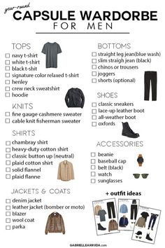 Stop stressing about what to wear! Here's your ultimate guide to crafting the perfect men's capsule wardrobe and all the men's outfit ideas you can build from it. Streamline your wardrobe and have style and ease all at once. This easy men's closet and these style tips will change your fashion. #menscapsulewardobe #mensfashion #mensoutfitsidea #menswardrobechecklist Minimalist Wardrobe Men, Capsule Wardrobe For Men, Capsule Wardrobe Men, Wardrobe For Men, Men's Capsule Wardrobe, Capsule Wardrobe Checklist, Stop Stressing, Minimalist Fashion Men