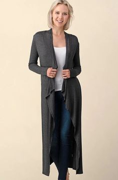 Heart Hip L/S Cardigan 30982 - Craze Fashion Eyelash Primer, Soda Shoes, Suede Material, Duster Coat, Sweatpants, Spandex, Leggings, Long Sleeve, Tracksuit Bottoms