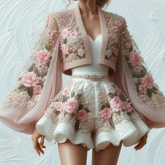 Flower Inspired Outfits, Feminine Outfits Girly, Avangard Style, Girls Attire, Fashion Sketches Dresses, Fashion Drawing Dresses, Fashion Illustration Dresses, فستان سهرة