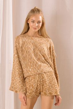 Penelope Oversized Sweater Front Brown Oversized Sweater, Wholesale Merchandise, Oversized Sweater, Look Chic, States Of America, United States Of America, To Look, Bell Sleeves, Unique Style