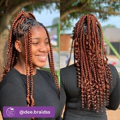 50 Captivating Coi Leray Braids with Curly Ends - What Hair to Use & How To Guide - Coils and Glory Braids On Black Women, Summer Protective Hairstyles, Half Up Half Down Braids, Natural Hair Styles Easy, Chic Hairstyles, Natural Hair Braids