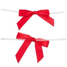 Item Description Includes 100-piece gold satin ribbon bow with twist tie wire. Ideal for packaging or decorating products and gifts, good for gift wrap bag and baked goods. The bow tie is handmade, and the sizing will be slightly different. Polyester; plastic-coated wire. Each twist tie bow for crafts measures 3 x 2.5 inches. Color: Red. Adjustable Satin Bow For Gifts, Adjustable Ribbon Bow For Party, Adjustable Ribbon Bow Gift, Red Satin Bow For Party, Satin Bow For Gift, Adjustable Red Bow For Gifts, Adjustable Red Bow For Gift, Adjustable Red Bow For Party, Ribbon For Gift