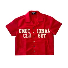 Red “Backyard” Nylon Shirt Cute Clothing Stores, Men Street Fashion, Mixed Emotions, Color Ways, Outfits Dress, Painted Clothes, Easy Trendy Outfits, Cool Outfits For Men