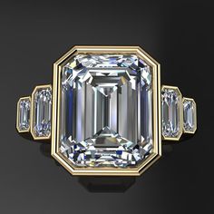 taylor ring – 3.5 carat emerald cut NEO moissanite engagement ring, be Engagement Ring Bezel, We Are Engaged, Radiant Cut Rings, Emerald Cut Moissanite Engagement Ring, Graphic Design Background, Bezel Set Engagement Ring, Bezel Engagement Ring, Ring Emerald Cut, Hand Rings