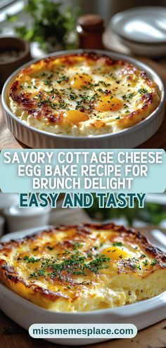 an egg bake recipe for brunch delight easy and tasty