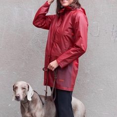 Red Semi Transparent Waterproof Raincoat With Adjustable Hood To Keep Rain And Wind Out. Vents Below Armpits And Across Upper Back. Approximate Measurements: Armpit To Armpit 26” Length 37” Unisex Sheer See Through Waterproof Fall Layering Rain Red Winter Raincoat, Red Long Sleeve Raincoat For Winter, Red Hooded Raincoat For Fall, Red Winter Outerwear For Rainy Weather, Red Raincoat, Fall Layering, Fall Layers, Semi Transparent, Basel