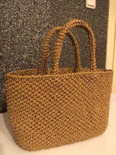 Handmade Knitted Straw Bag, Knitted Handbag, Women's Handmade Stylish Bag width=30 cm height=18 cm material= paper rope no fabric lining Stylish Bag, Handmade Knitting, Straw Bag, Straw, Accessory Gift, Pet Supplies, Electronic Accessories, Paper Party Supplies, Purses And Bags