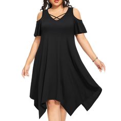 Plus Size Cold Shoulder Sundress Summer Casual Criss Cross Ruffle Sleeve Beach Dress Pockets 2024 Product Details Size: 24 Plus Color: Black Brand: No Brand Mpn: Does Not Apply Upc: Does Not Apply Ean: Does Not Apply * Department : Womens * Date First Available : February 27, 2024 Plus Size Cold Shoulder Sundress Summer Casual Criss Cross Ruffle Sleeve Beach Dress Pockets 2024 Product Details Size: 22 Plus Color: Floral Brand: No Brand Mpn: Does Not Apply Upc: Does Not Apply Ean: Does Not Apply Black Cold Shoulder Summer Dress, Flowy High-low Hem Sundress, Black Sundress For Beach Cover-up, Black A-line Sundress For The Beach, Black V-neck Sundress For The Beach, Sundress Summer, Beach Color, No Brand, Pocket Dress